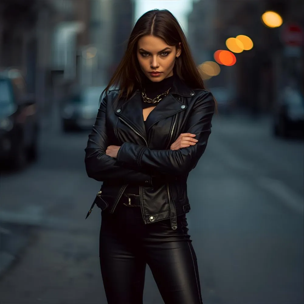 Attitude Black Outfit Captions for Instagram for Girl