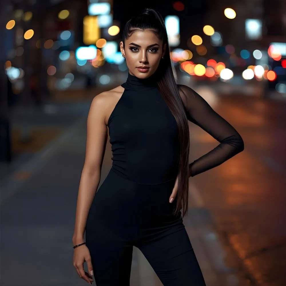 Casual Black Outfit Captions for Instagram for Girl