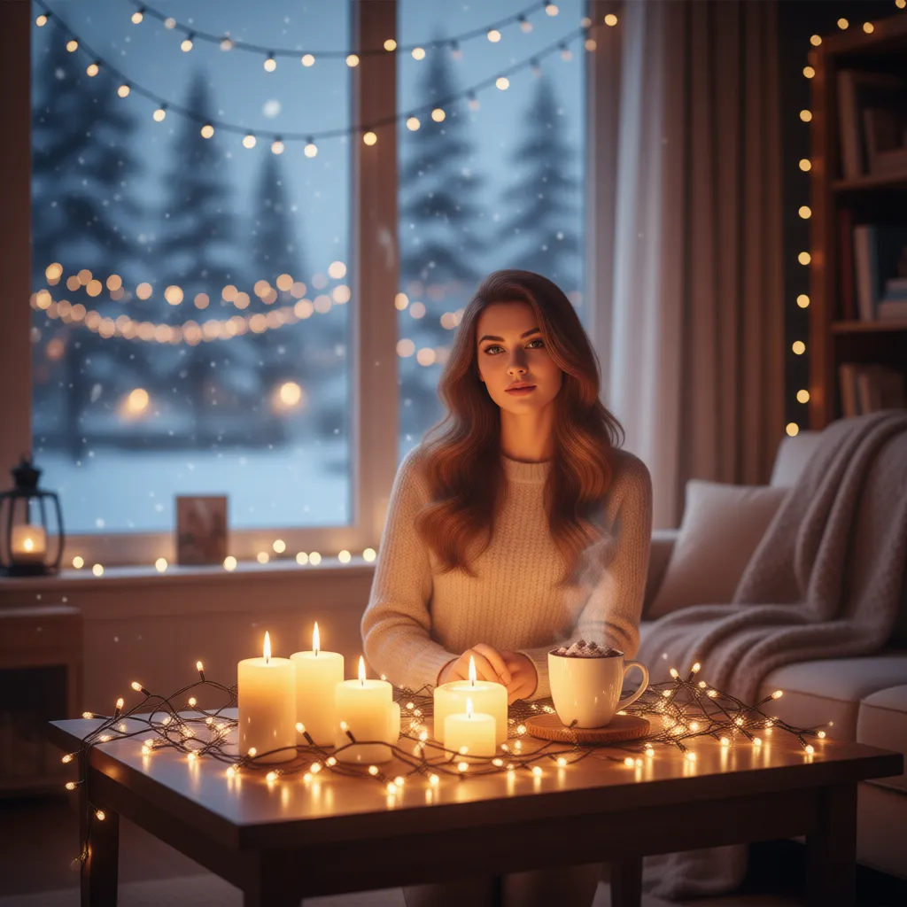 Aesthetic Christmas Lights Captions