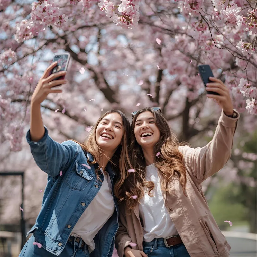 Funny Cherry Blossom Captions