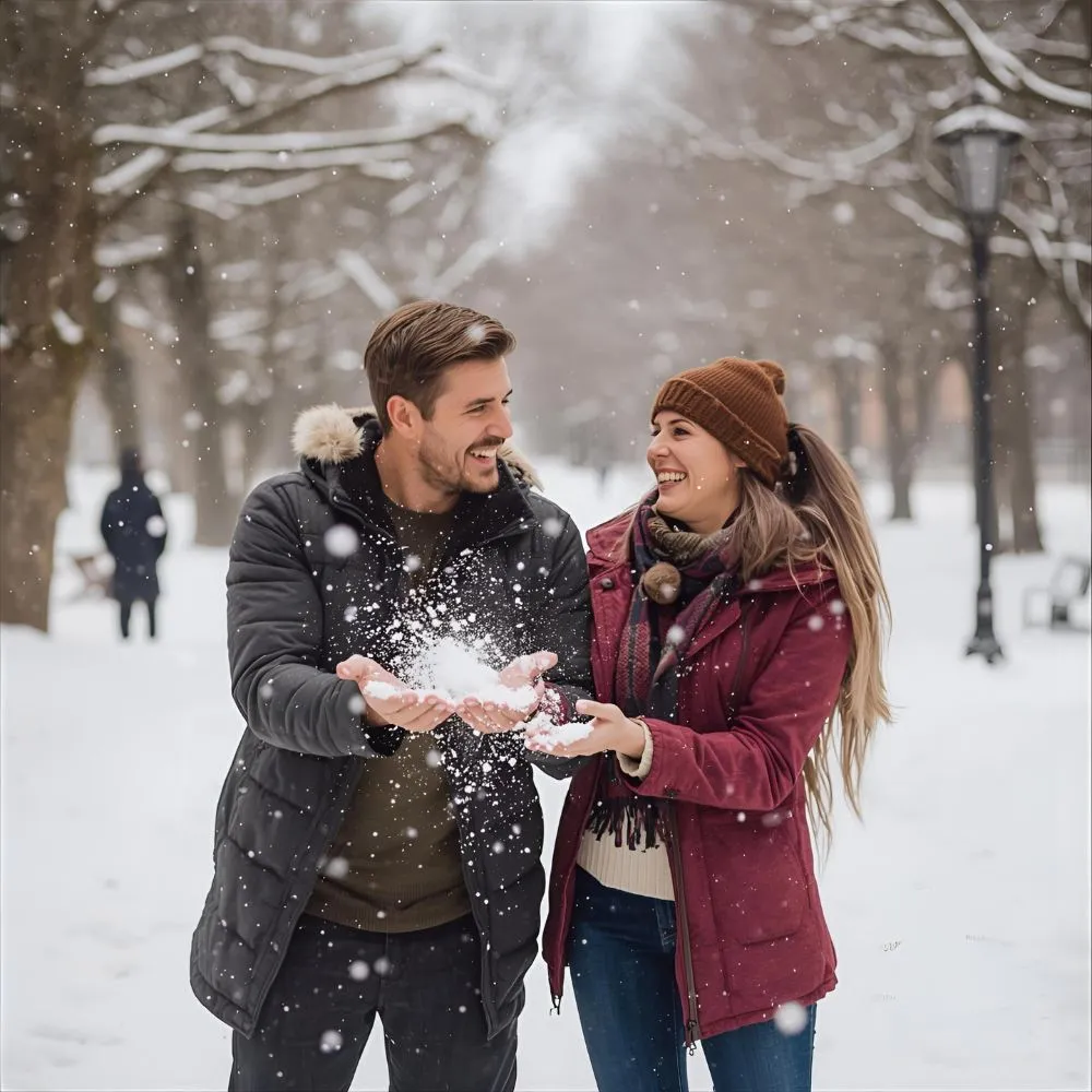 Funny Winter Love Captions