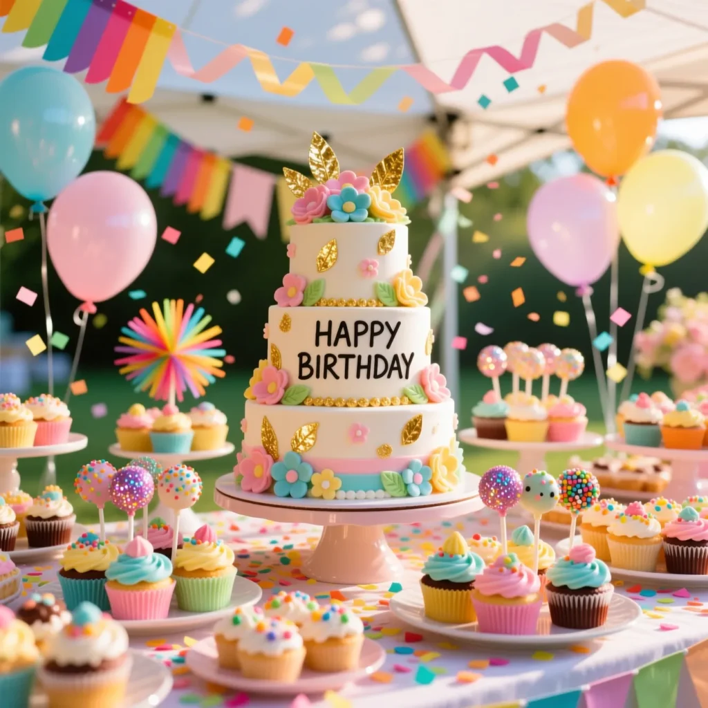  Party & Dessert Event Baking Captions for Instagram