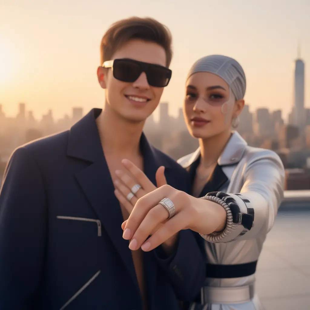 Ring Selfie Engaged Captions for Instagram