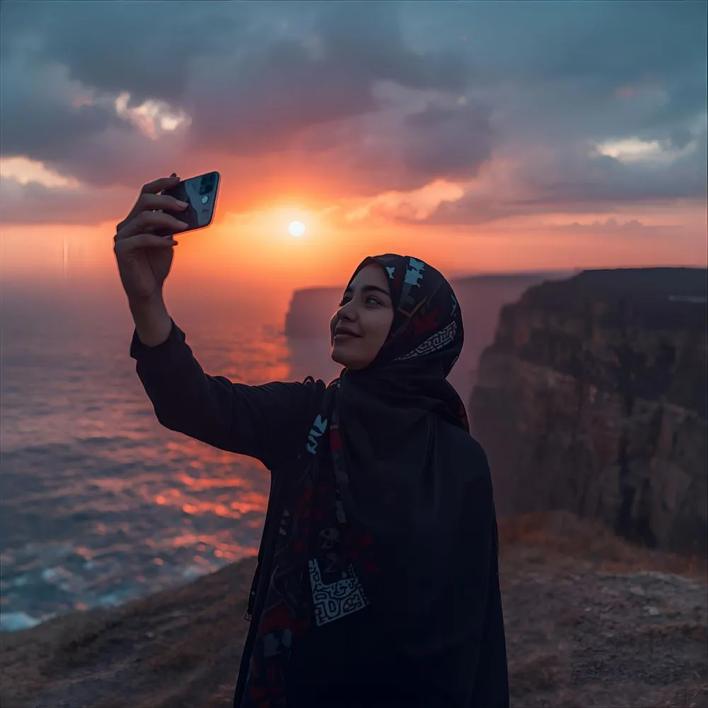 Selfies with Scenery