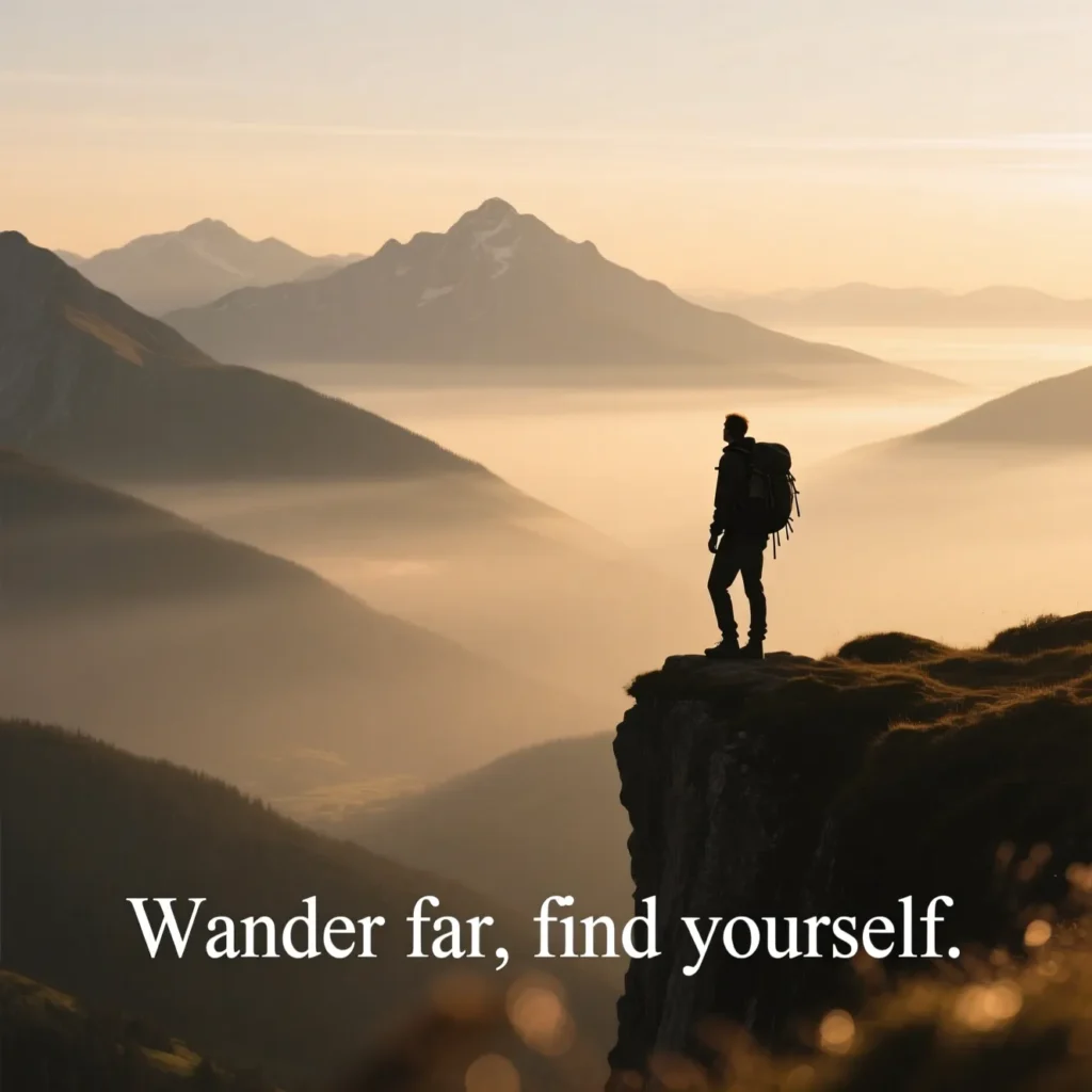 Short Aesthetic Adventure Captions