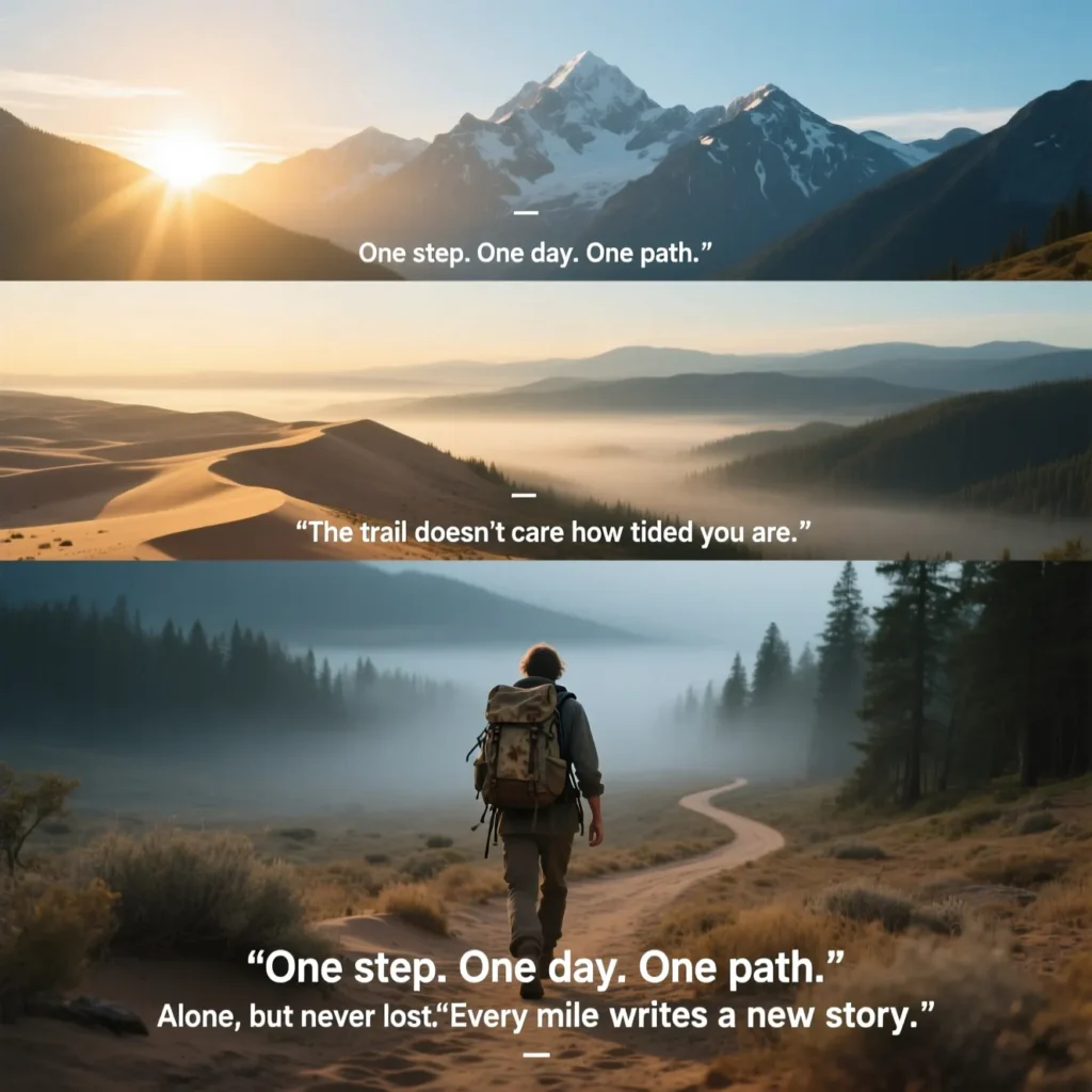 Short Solo Adventure Captions