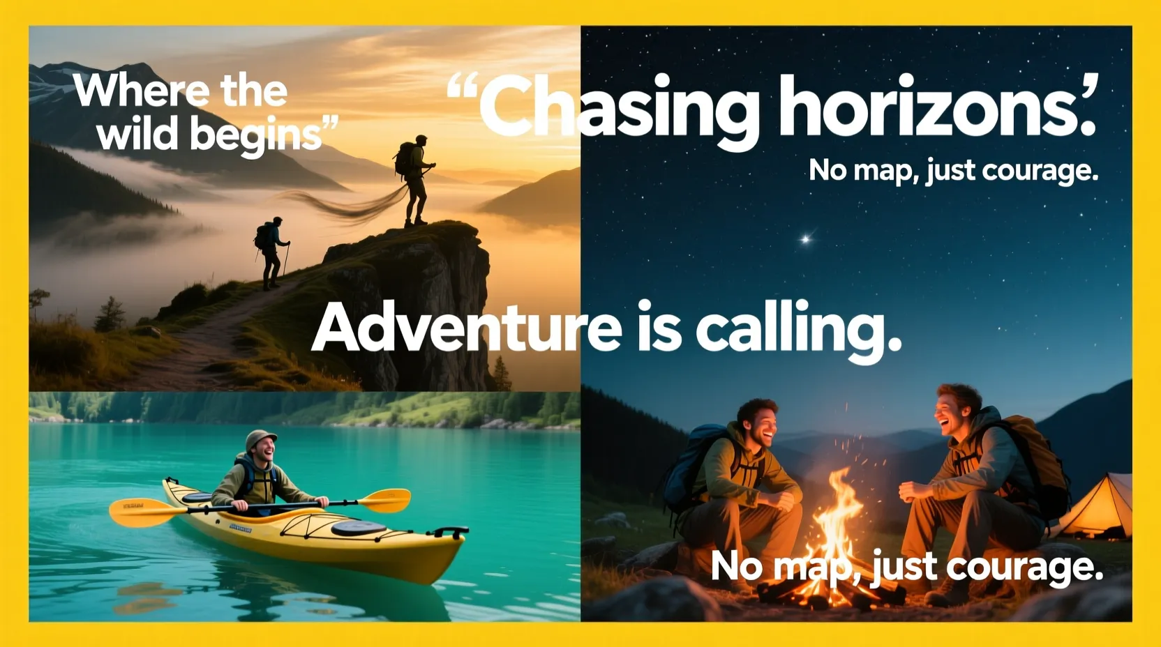 Short Adventure Captions for Instagram