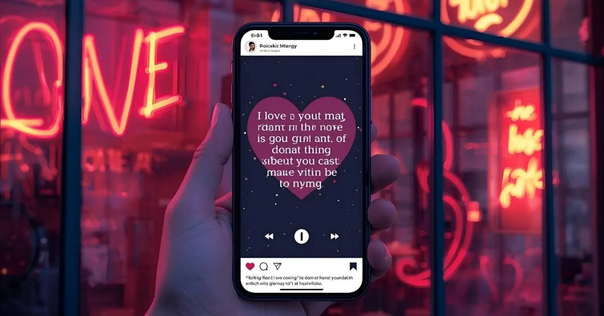 Love Song Captions for Instagram