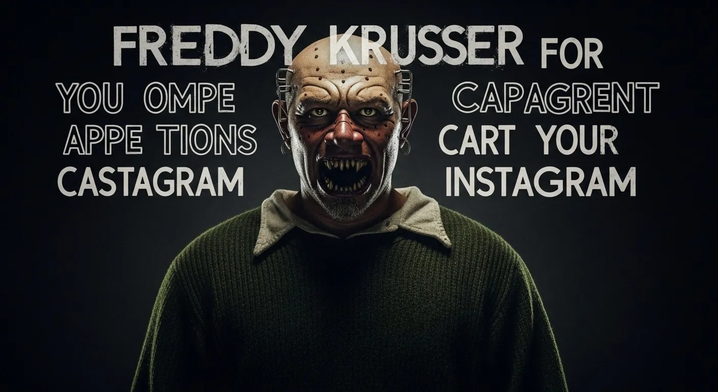 Freddy Krueger Captions for Instagram
