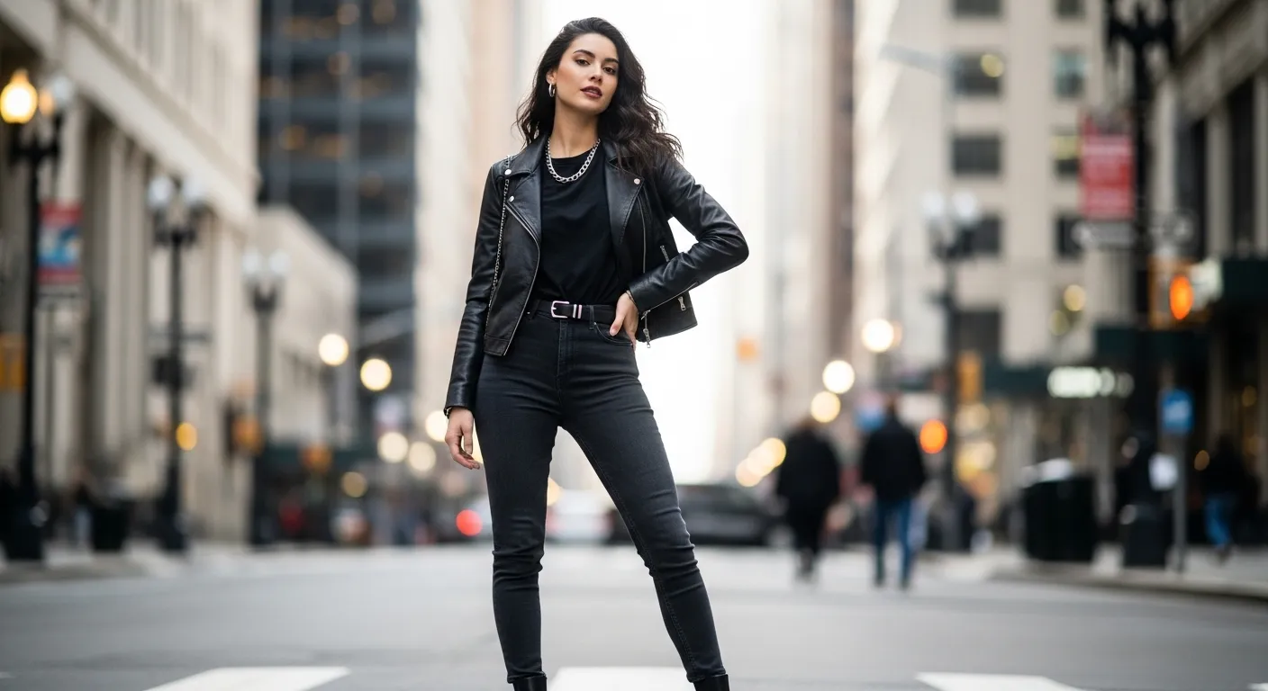 Wearing Black Captions for Instagram